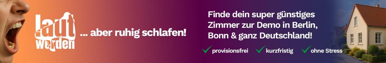 ...nach der Demo eine ruhige Bleibe: dmz.de
